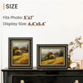 thumbnail image 2 of CozyNestFinds 5x7 Picture Frame with Real Glass, Ornate Vintage 5 x 7 Photo Frames for Wall Decor or Tabletop Display, Black and Gold, 2 Pack, 2 of 10