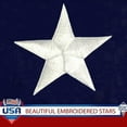 thumbnail image 6 of American USA Flag Tough Weave Series Embroidered 210D Polyester | Country Flag, Embroidered Stars, Sewn Stripes, Indoor/Outdoor, Vibrant Colors, Brass Grommets, 6 of 10