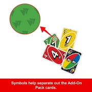 UNO Add-on-Packs Speed Pack Card Game for Kids, Family & Game Nights, Travel, Camping & Parties