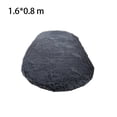 thumbnail image 2 of Cateissary Manta ovalada, alfombrilla lavable para el suelo, alfombra decorativa resistente a los deslizamientos, adornos para la puerta del pasillo del Decoración del hogar Negro 1.6*0.8 metros Cateissary HA071454-06, 2 of 5