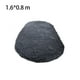 thumbnail image 5 of Ounissouiy Manta ovalada, alfombrilla lavable para el suelo, alfombra decorativa resistente a los deslizamientos, adornos para la puerta del pasillo del Decoración del hogar Negro 1.6*0.8 metros Ounissouiy HA071454-06, 5 of 5