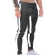 thumbnail image 5 of Pantalones largos para hombre, color a juego, bolsillos, cremallera, cuerda, pantalones casuales, pantalones para hombre, 5 of 5