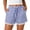 Navy, variant on Yievot Cotton Linen Shorts for Women Striped Lace Trim Elastic Waist Drawstring Relaxed Fit Summer Casual Beach Shorts