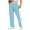 Men Baggy Pants-A09 Light Blue, variant on Mifsaly Open Bottom Sweatpants for Men Side Striped Baggy Wide Leg Pants Drawstring Elastic Waist Sweatpant Running Hiking Athletic Joggers with Pockets Light Blue XL