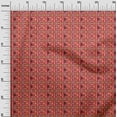 thumbnail image 3 of oneOone Cotton Poplin Red Fabric Asian Kilim Diy Clothing Quilting Fabric Print Fabric By Yard 42 Inch Wide, 3 of 5