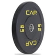 thumbnail image 2 of Parachoques olímpico CAP Barbell Budget, 35 kg, negro, individual, 2 of 7