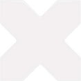 thumbnail image 3 of Siena 5.35 in. x 5.35 in. Glossy White Ceramic Star-Shaped Wall and Floor Tile (5.37 sq. ft./case) (27-pack), 3 of 5