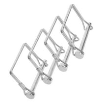 BESTONZON Locking Hitch Pins Heavy Duty Trailer Pin Silver 4Pcs