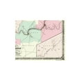 thumbnail image 2 of Historic State Map - Pennsylvania County Oil Districts - Colton 1865 - Vintage Wall Art, 2 of 4