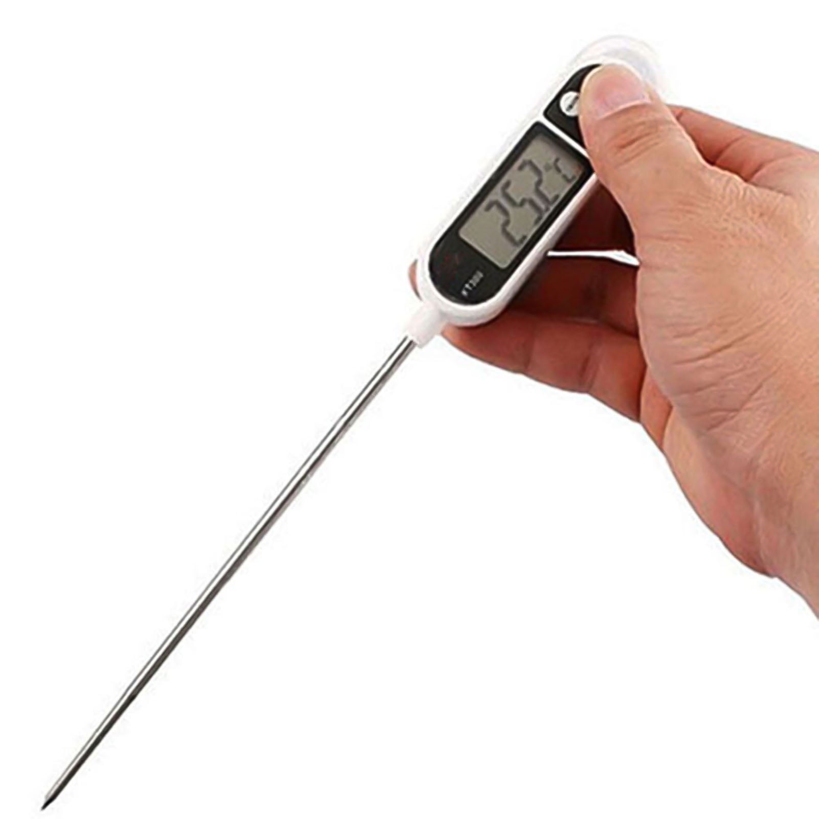 Yirtree Meat Thermometer,Instant Read Digital Cooking Thermometer,Electronic Food Thermometer with Super Long Probe for Kitchen,Milk,Candy,BBQ and Grill