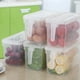 thumbnail image 5 of Caja Almacenamiento para Refrigerador Tipo Cajón Caja Conservación Alimentos para El Caja Plástico Caja Almacenamiento para Congelador Caja Sellada Transparente, 5 of 9