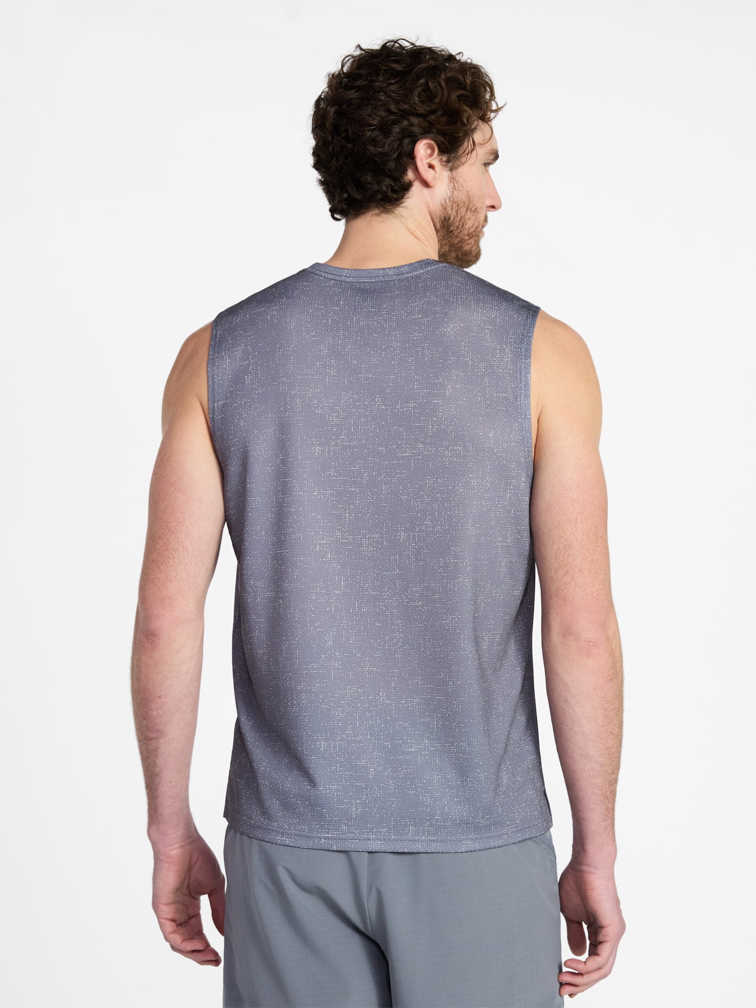 Athletic Works Men’s Sleeveless Mesh Muscle Tee, Sizes XS-5XL