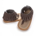 thumbnail image 4 of Aojekbee Baby Girl Thong Tassel Sandals Breathable Soft Rubber Sole Non-Slip Open Toe Shoes Newborn Infant Toddler Shoes for Summer, 4 of 10