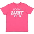 thumbnail image 3 of Inktastic I Love My Aunt with Arrow Youth T-Shirt, 3 of 5