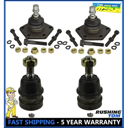 Ford Aerostar A/c - Front Left & Right Upper & Lower Ball Joint 4 Pc Kit For Ford Aerostar 1986-1997