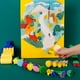 thumbnail image 4 of Juego de pinceles de espuma, pinceles de esponja para pintura acrílica, tinción, manualidades de bricolaje, pez pequeño verde EVA, 4 of 5