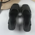 thumbnail image 5 of Ruyang Summer Women's Sandals Solid Color Low Heeled Casual Women's Shoes Flat Sandals for Women Closed Toe Beach Shoes, 5 of 6