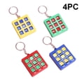 thumbnail image 2 of 4 Unids/set Mini Tic Tac Toe Juguete Pequeño Juego Llavero Educativos para, 2 of 5