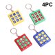thumbnail image 2 of 4 Unids/set Mini Tic Tac Toe Juguete Pequeño Juego Llavero Educativos para, 2 of 5