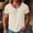 Beige, variant on DJDLJWCJ Mens Cotton Linen Henley Shirt Short Sleeve Gym Shirts for Men Outdoor Running Fitness Workout Tops, Beige XL