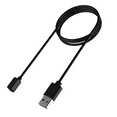 thumbnail image 2 of 3X Fast Charging Cable for Watch 2 Lite Smart Watch Magnetic Type Charger,3 * Charging Cable,black, 2 of 8