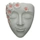 thumbnail image 1 of Maceta colgante con escultura facial, figura decorativa creativa, maceta para flores Blanco, 1 of 9