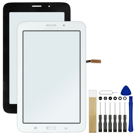 For Samsung Galaxy Tab 3 V 7.0" 2015 SM-T116NU Replacement Front Touch Screen Digitizer Outer Glass Lens Tool Black