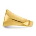 thumbnail image 3 of 14K Yellow Gold Ring Band Signet 12.5x12.5mm Open Back Men's, Size 9, 3 of 5