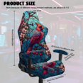 thumbnail image 2 of Whosucclay Cardinal Cherry Blossom Print Gaming Chair Cover, Stretchable Elastic Computer Desk Chair Cover with Armrest Covers, 4Pcs Soft Non Fading Office Chairs Covers Slipcovers, 2 of 8