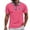 Z03-Pink, variant on Kcolen Mens Polos Tall Men's Zipper Collar Gradient Shirt Short Sleeve Casual Business Dressy Tee Summer Top Casual Summer Outdoor Basic