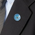 thumbnail image 3 of Dove Bird Flying In the Sky Metal 1.1" Tie Tack Hat Lapel Pin Pinback, 3 of 4