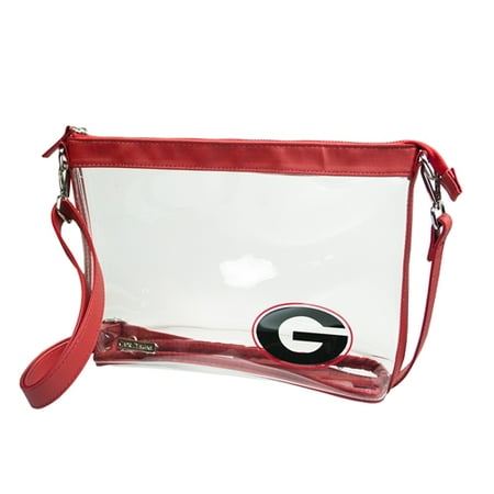crossbody purse stadium clear collegiate approved pvc tote georgia lg security university travel