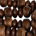 thumbnail image 3 of 26"Lx1.25" Diameter Beads, Wood Two-tone Bead Garland, Natural Finish, Decorative Beads for Rustic Home Decor, Perfect for Many Areas in Your Home, 3 of 7