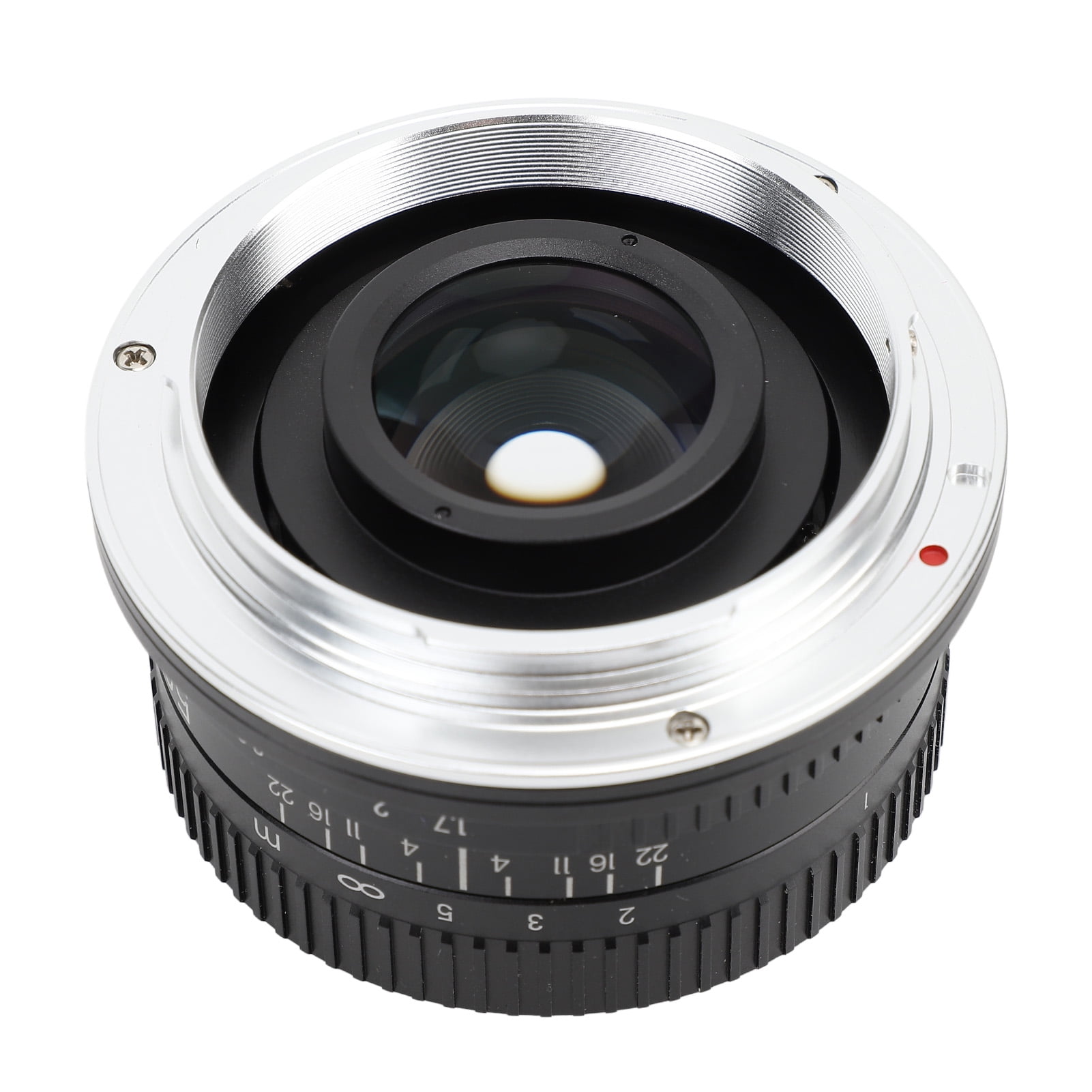 Riousery 50mm F1.7 Full Frame Large Aperture Manual Focus Camera Lens for EF Mount DSLR Cameras, Multi Layer Anti Reflective Coatings, Alloy and Optical Glass Construction (2 inches / 50.8 mm)