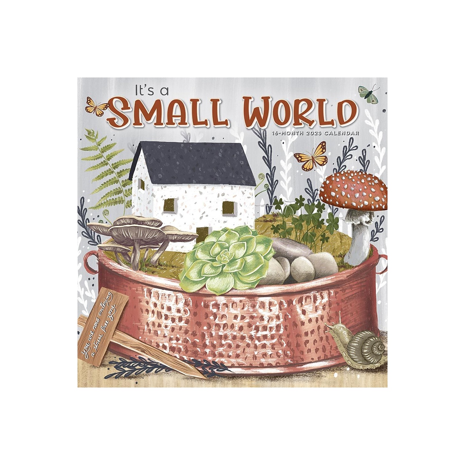 2023 Hopper Studios It's a Small World 12'' x 12'' Monthly Wall Calendar (9781773727615)