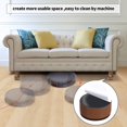 thumbnail image 3 of Set Of 4 Bed Risers Furniture Risers Add 2 Inch Height, Solid Steel Supports 10000 Pounds, 3 of 5
