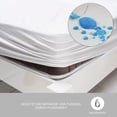 thumbnail image 4 of Queen Size Mattress Shield, TPU Layer Protection for Incontinence Pad, Adjustable Bed Compatible Waterproof Mattress Protector with Viscose from Bamboo, 4 of 6