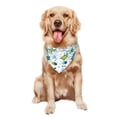thumbnail image 5 of Naloa Cartoon Sea Creatures Dog Bandanas 1PC Washable Triangle Dog Scarfs Premium Durable Fabric, for Small Medium Large Dogs and Cats, 5 of 6