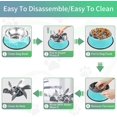 thumbnail image 3 of Silicone Rounded Slow Feeder Insert for Dogs - Anti-Gulping Pet Bowl Accessory, All-Season Use, 2 PCS Set in Gift Box - Pet Feeding Control Tool for Dog Bowls & Feeders, 3 of 6