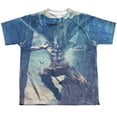 thumbnail image 1 of Batman Skyscrapers (Front Back Print) Big Boys Sublimation Shirt, 1 of 2