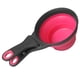 thumbnail image 2 of Pet Cat Dog Food Feeder Cuchara Clip de sellado plegable Scoop Bowl (Rosa M) Ndcxsfigh Nuevos Originales, 2 of 4
