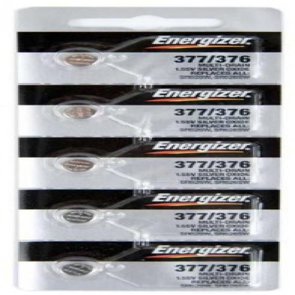 1 X 10 Energizer 377 376 Watch Battery SR626SW SR626W