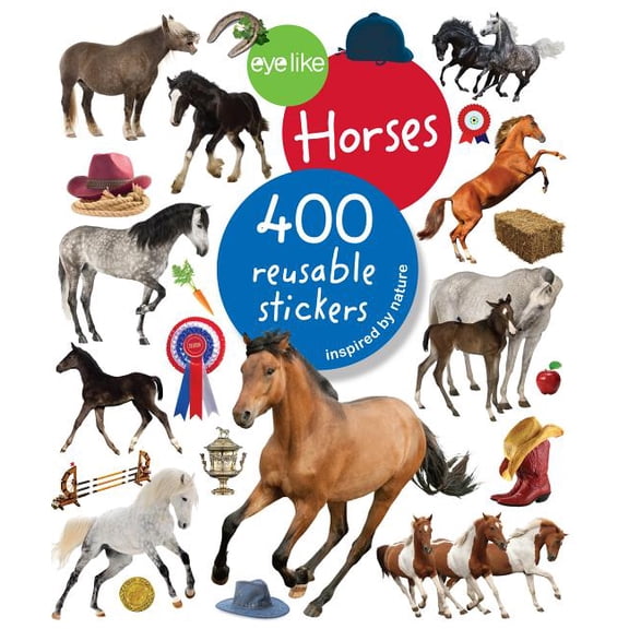 Eyelike Stickers: Horses - Paperback