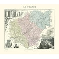 thumbnail image 2 of Migeon 23x20 Black Ornate Wood Framed with Double Matting Museum Art Print Titled - Correze Region France - Migeon 1896, 2 of 4