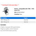 thumbnail image 2 of Starter - Compatible with 1988 - 1993 Isuzu FTR 1989 1990 1991 1992, 2 of 2