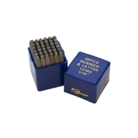 

Numbers and Letters Punch Set 36 Piece Set