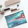 thumbnail image 6 of Cauagu Aurora Borealis Village for Tyvek Makeup Bag,Reusable Travel Cosmetic Bag Women Organizer Toiletry Bag Birthday,Gifts for Women Girlfriend Mom Teacher 6.5’’*8.9’’, 6 of 7