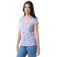 thumbnail image 4 of Lee Women's Classic Fit Short Sleeve V-Neck T-Shirt, S-3X, 4 of 6