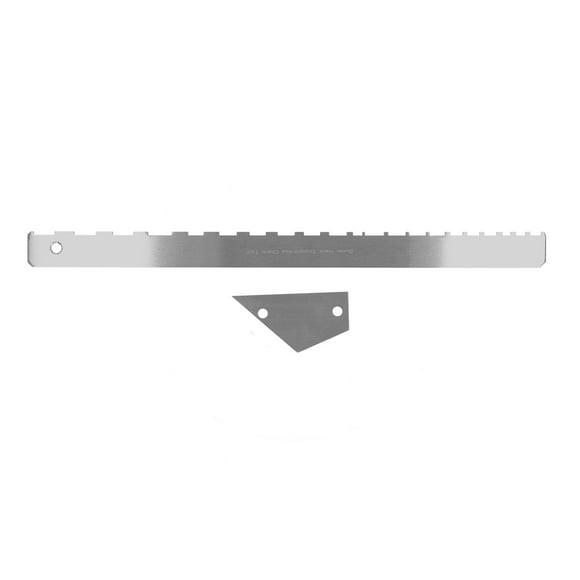 Luthiers Tool, Guitar Neck Ruler Set Fret Rocker String Height Gauge Fret String Leveling Gauge Neck Notched Straight Edge For Guitar For Lectric Guitar