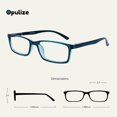 thumbnail image 2 of OPULIZE Lunettes de Lecture Unisexes Lumière Bleue 2 Pack, 2 of 6